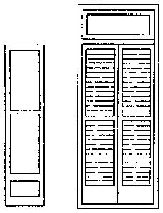 Grandt Line 3506 O Scale Balcony Doors/Shutters -- For Masonry Buildings