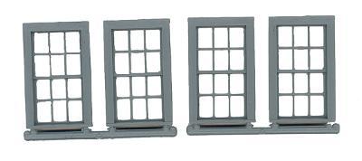Grandt Line 3762 O Scale Double-Hung Windows -- 6-Over-6 - Scale 30 x ...