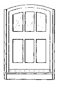 Grandt Line 3814 O Scale Combination Side Doors -- Sandy River & Rangeley Lakes