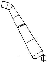 Grandt Line 5054 HO Scale Water Tank Spout Set