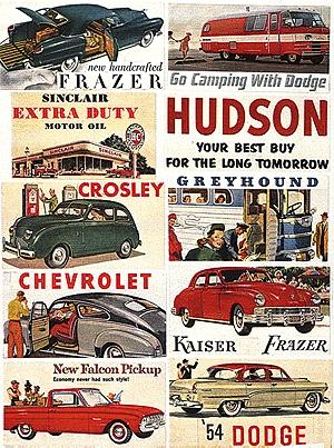 JL Innovative Design 226 N Scale Billboard Signs -- Vintage Automobiles