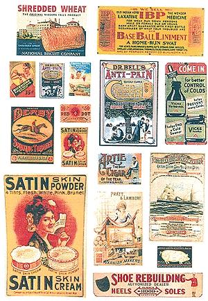 JL Innovative Design 385 HO Scale Posters/Signs Kits -- Turn of the Century II 1890s-1920s