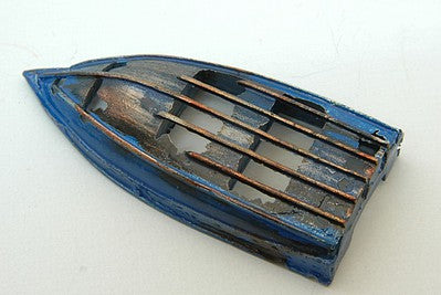 JL Innovative Design 448 HO Scale Custom Rotten Boat -- Painted & Weathered
