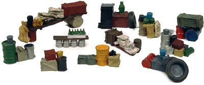 JL Innovative Design 500 HO Scale Stacks of Stuff & Junk Piles pkg(11)