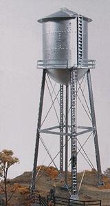 JL Innovative Design 521 HO Scale Red Rock Water Tower - Kit (Laser-Cut Wood) -- 4 x 4 x 9"  10.2 x 10.2 x 22.9cm