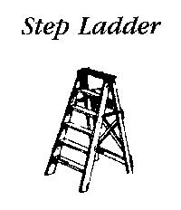 JL Innovative Design 554 HO Scale Custom Ladders -- 8' Step (brown)