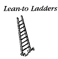 JL Innovative Design 555 HO Scale Custom Ladders -- 10' Lean-To Ladders (unfinished)