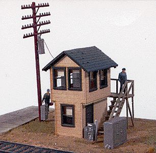 JL Innovative Design 571 HO Scale Laser-Cut Wood Kit -- Michigan Avenue Tower