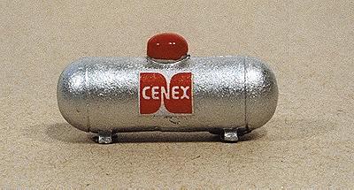 JL Innovative Design 724 HO Scale Custom Small Propane Tank -- Silver assorted