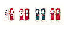 JL Innovative Design 816 HO Scale Custom Gas Pumps -- Sinclair pkg(2)