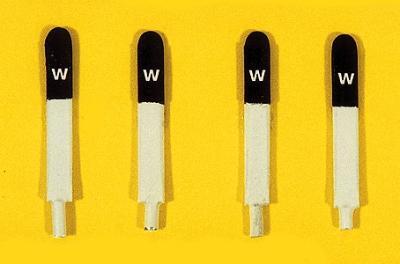 JL Innovative Design 831 HO Scale Custom Steam-Era Railroad Whistle Post -- pkg(4)