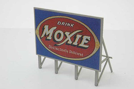 JL Innovative Design 985 HO Scale 1940s-50s Moxie Custom Billboard - Assembled