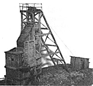 JV Models 1019 N Scale Burnt River Mining Co. -- Kit - 1-1/8 x 1-3/4" 2.9 x 4.5cm