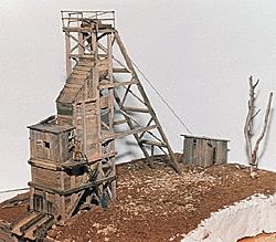 JV Models 4019 O Scale Burnt River Mine Co. -- Wood Kit - Scale 23 x 53' 7 x 16.2m