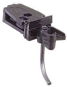 Kadee 711 HO Scale #711 Old-Time/Light Duty Plastic Knuckle Coupler -- Black 2 Pair