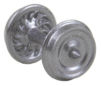 Kadee 718 HOn3 Scale 26" Ribbed-Back Wheels pkg(8)