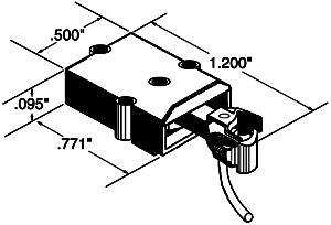 Kadee 804 O Scale Acetal Plastic Couplers w/Metal Springs -- 1 Pair