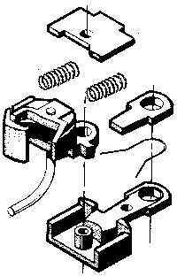 Kadee 832 G Scale Knuckle Couplers -- Body Mount 1 Pair