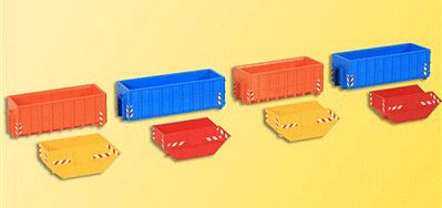 Kibri 38648 HO Scale Assorted Disposable Containers