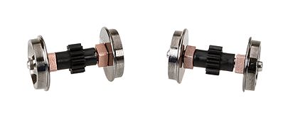 Walthers Proto 584408 HO Scale Replacement Geared Driver Assembly (Diesel Wheelset) pkg(2) -- For Early PROTO 2000(R) BL, FA, GP7/9/18/20/30/60 & PROTO 1000(TM) F3,RS2,RSC2