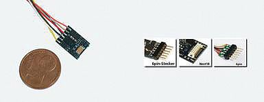 LokSound By ESU 54685 All Scale LokPilot Micro V4.0 DCC Control Decoder -- NEM651 6-Pin Direct Plug