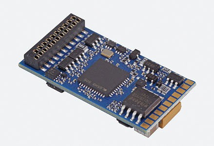 LokSound By ESU 58429 HO Scale LokSound 5 Sound and DCC Control Decoder -- 21MTC, NEM6660 Plug for HO and Larger 30 x 15.5mm, No Sound File