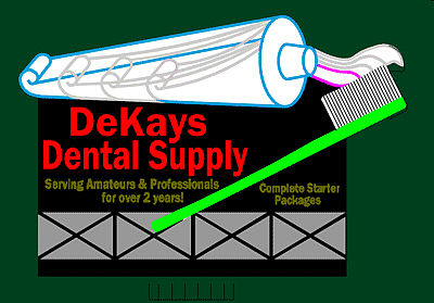 Miller Engineering 9882 All Scale Animated Neon Billboard -- DeKays Dental Supply   Medium 2.6 x 1.75"