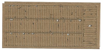 Monroe Models 2309 HO Scale Junk Yard Fence - Laser-Cut Kit -- Unpainted