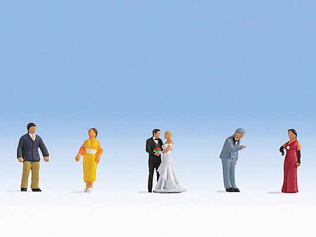 Noch 12861 HO Scale Wedding Sound Scene - Micro Sound -- 6 Figures and Sound Circuit with speaker