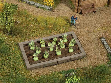 Noch 13214 HO Scale Garden Plot Edging Only -- Fits Noch Assembled Garden Plots