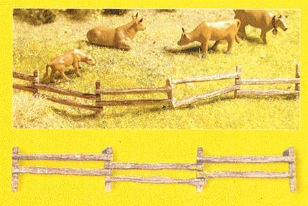 Noch 33030 N Scale Uneven Field Fence - Kit -- 12 Pieces, Total Length: 26" 66cm