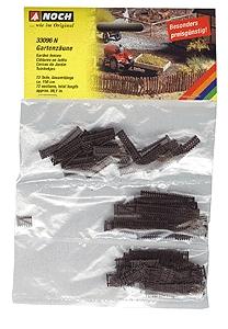 Noch 33096 N Scale Garden Fences -- 72 Sections, Total Lenght Approx. 150cm - 59.1"