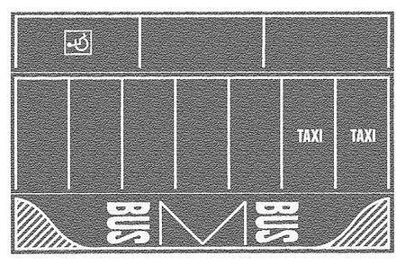 Noch 60720 HO Scale Flexible Pavement Sheets -- Parking Lot Gray