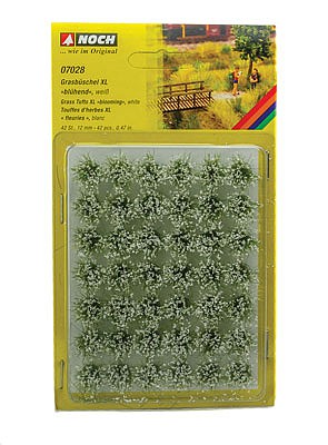Noch 7028 All Scale Tufts White 12Mm 42/