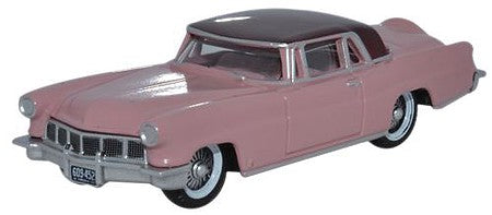 Oxford Diecast 87LC56002 HO Scale 1956 Lincoln Continental MkII - Assembled -- Amethyst, Dubonnet