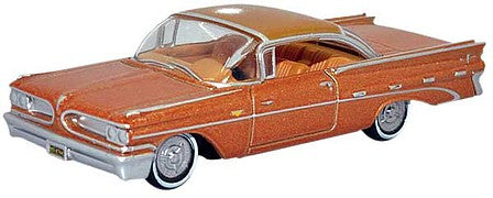Oxford Diecast 87PB59001 HO Scale 1959 Pontiac Bonneville - Assembled -- Copper
