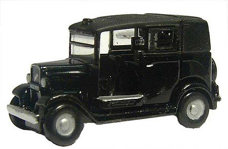 Oxford Diecast NAT001 N Scale Austin Low Loader Taxi - Assembled -- Black