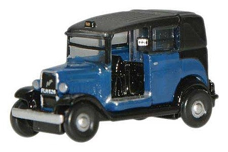 Oxford Diecast NAT002 N Scale Austin Low Loader Taxi - Assembled -- Blue, Black