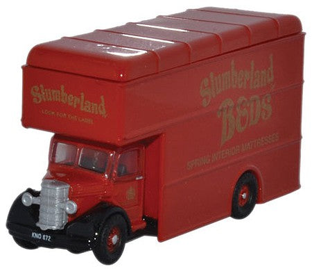Oxford Diecast NBP005 N Scale Bedford Pantechnicon Truck - Assembled -- Slumberland Beds