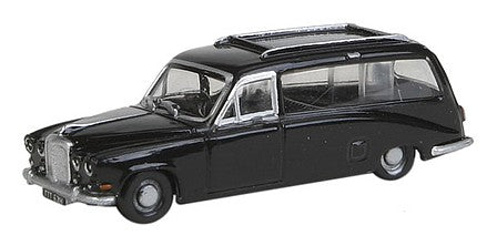 Oxford Diecast NDS002 N Scale Daimler DS420 Hearse - Assembled -- Black