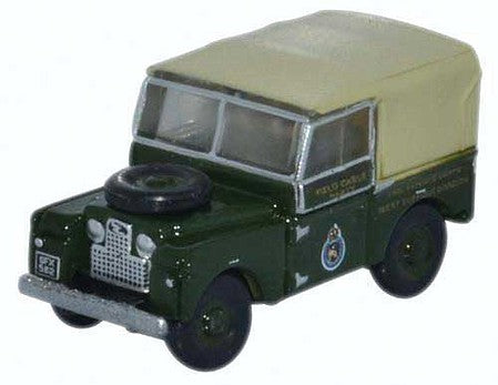 Oxford Diecast NLAN188008 N Scale Land Rover 88 Series I - Assembled -- Civil Defence Corps, Suffolk Division (green)