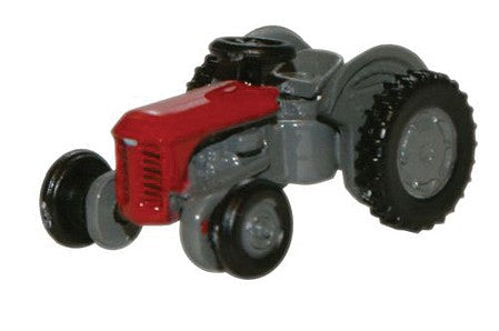 Oxford Diecast NTEA002 N Scale Ferguson TE Farm Tractor - Assembled -- Red, Gray