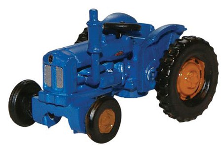 Oxford Diecast NTRAC001 N Scale Fordson Farm Tractor - Assembled -- Blue, Red