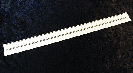 Palace Car Co 3405 HO Scale Side Fluting .020" Thick Styrene pkg(2) -- For Budd Cars pkg(2)