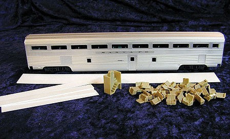 Palace Car Co 9612 HO Scale Budd Hi-Level Car Interior - Kit -- Fits Train Station Products Coach #732-820 to 822