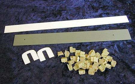 Palace Car Co 9801 HO Scale Streamlined Car Interior - Kit -- Fits Train Station Products Core Kit - Coach (Up to 76 Seats)