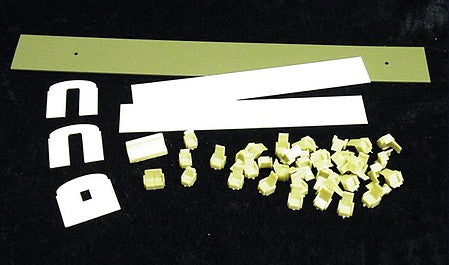 Palace Car Co 9805 HO Scale Streamlined Car Interior - Kit -- Fits Train Station Products Core Kit - Parlor w/Rotating Chairs