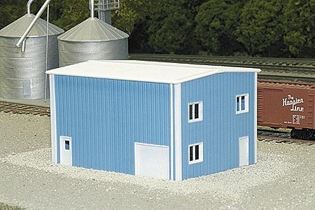 Pikestuff 8001 N Scale Yard Office -- Scale 30 x 40' 27.4 x 36.6m (blue)