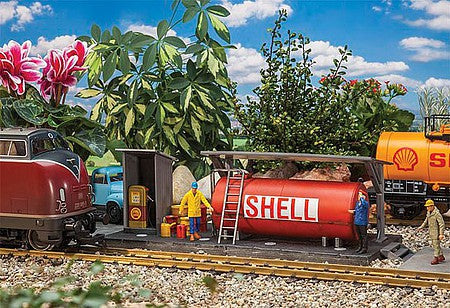 Pola 330891 G Scale Diesel Locomotive Refueling Station -- Kit - 43.5 x 17 x 14.5cm
