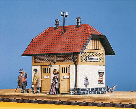 Pola 330903 G Scale Schonweiler Outhouse -- 9-5/16 x 8 x 10-1/4" 24 x 20 x 26cm